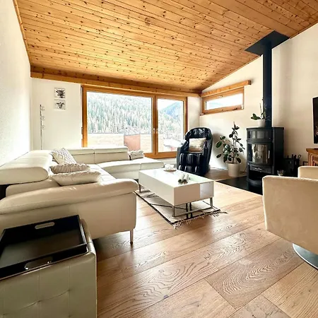 Blick Schloss Tarasp - Arventraum Mit Gartenspa Apartment *