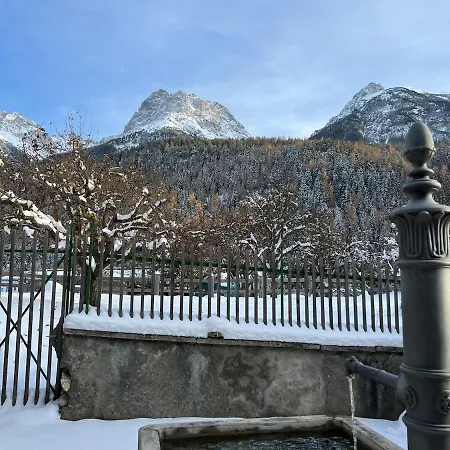 Apartment Blick Schloss Tarasp - Arventraum Mit Gartenspa