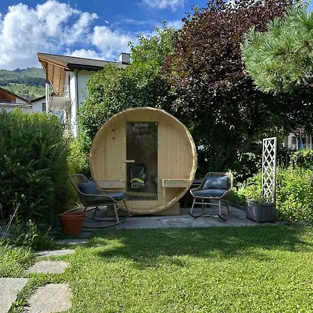 Blick Schloss Tarasp - Arventraum Mit Gartenspa Appartement *