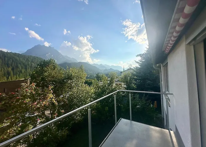 Blick Schloss Tarasp - Arventraum Mit Gartenspa Apartmán *