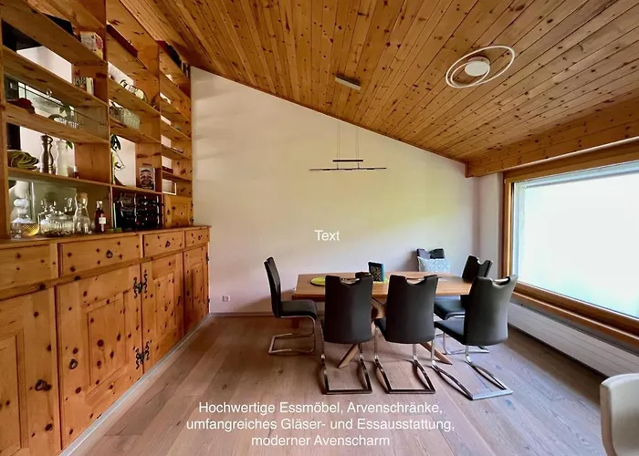 Blick Schloss Tarasp - Arventraum Mit Gartenspa * Scuol