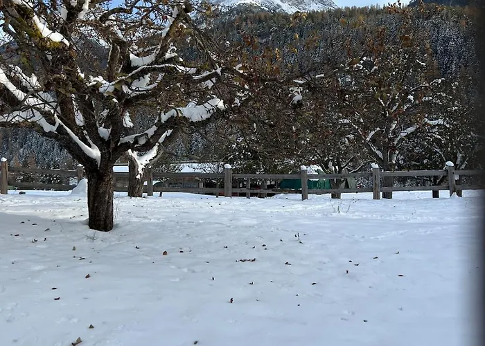 Apartmán Blick Schloss Tarasp - Arventraum Mit Gartenspa