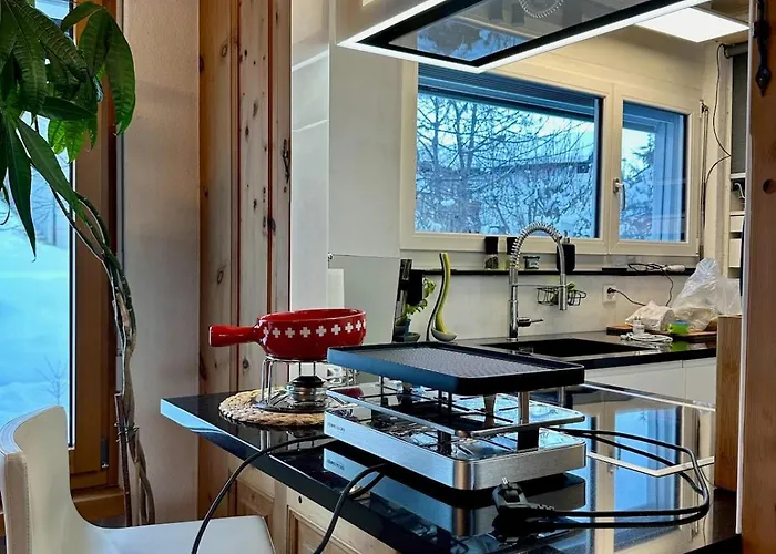 Blick Schloss Tarasp - Arventraum Mit Gartenspa Apartmán