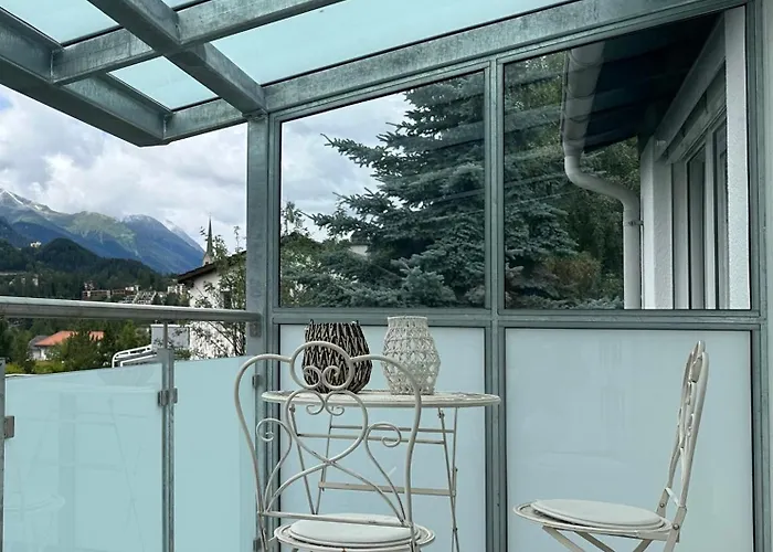 Blick Schloss Tarasp - Arventraum Mit Gartenspa Apartmán