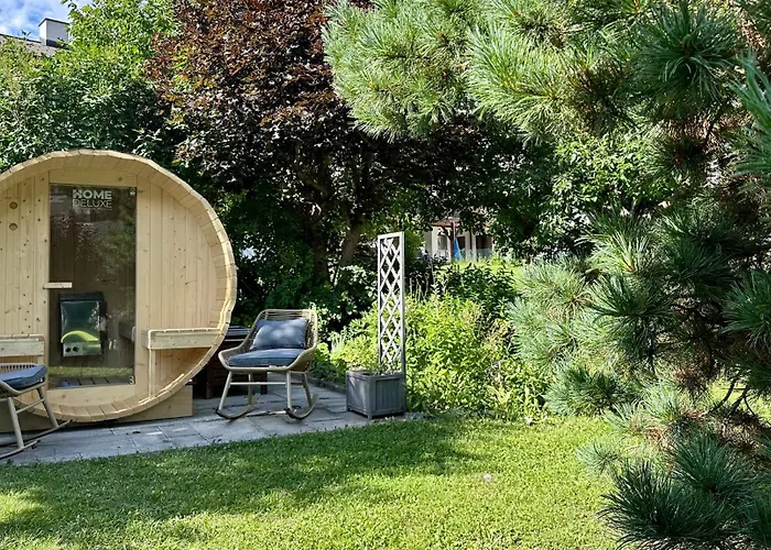 Apartmán Blick Schloss Tarasp - Arventraum Mit Gartenspa Scuol