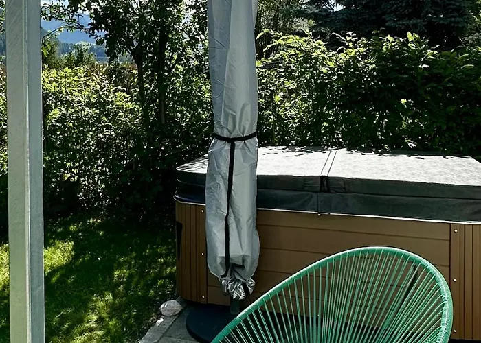 Blick Schloss Tarasp - Arventraum Mit Gartenspa Apartmán Scuol