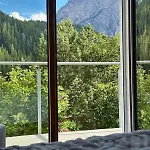 Blick Schloss Tarasp - Arventraum Mit Gartenspa Apartament Scuol